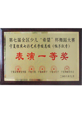 2006年表演一等奖