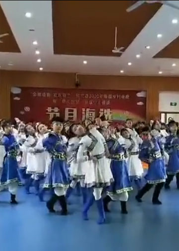 舞蹈比赛排练